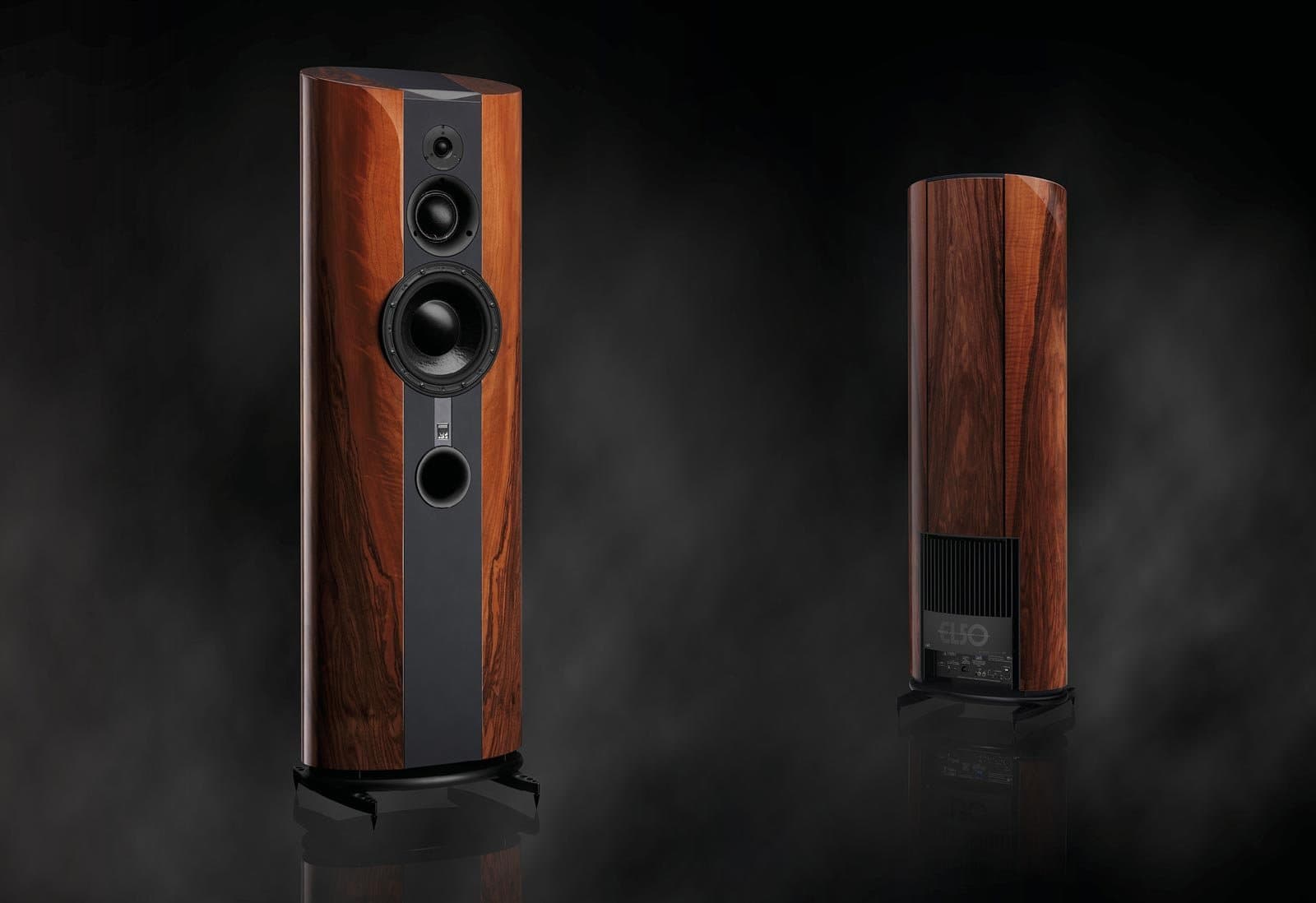 ATC EL50 Anniversary loudspeakers in walnut