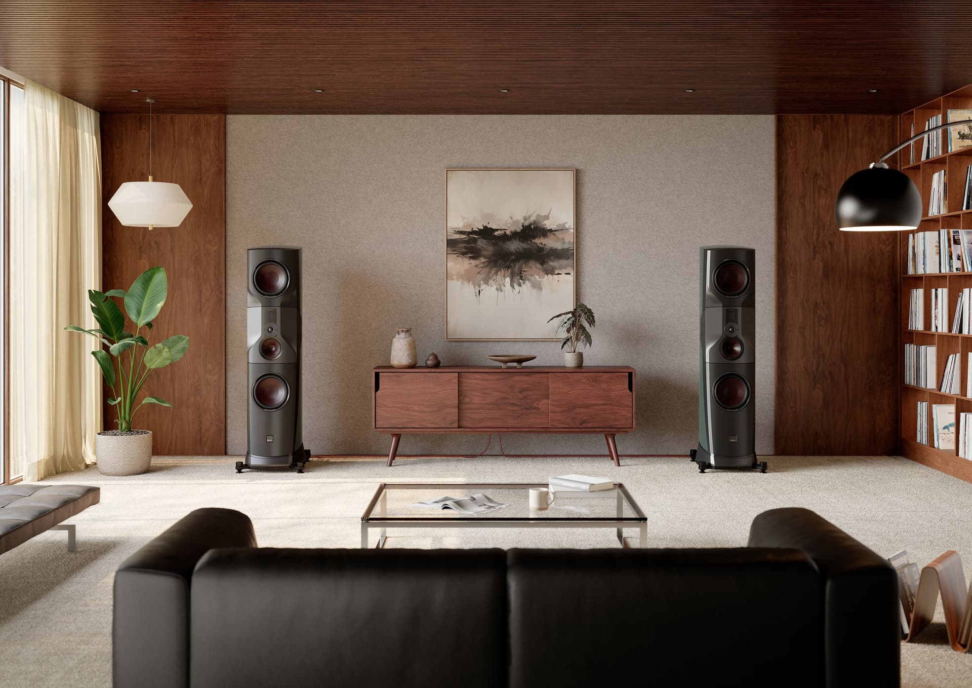 DALI KORE loudspeakers in a living room